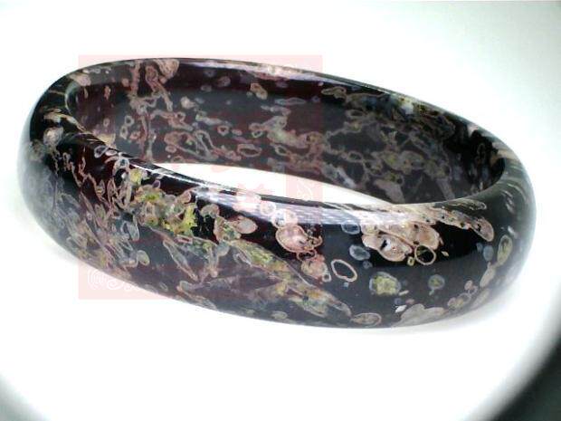 Luoyang plum jade bracelet Natural jade bracelet Peach pollen Agate red jade Green Nuwa meteorite 59 bracelet