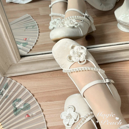 桃花诺原创国风单鞋桃小坞