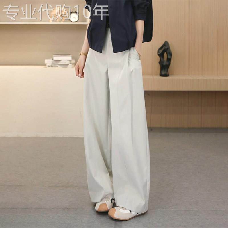 潮牌休闲裤女2026新款夏季宽松bf慵懒风长裤高腰弯刀裤宽松阔腿裤