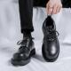Shoes 小众大头皮鞋 男士 Houston 休闲暗黑英伦风商务圆头德比鞋