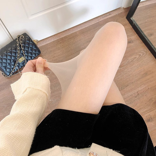 奈丝:任意剪防勾丝袜透肉肤色女天鹅绒黑丝日系jk性感薄甜美连裤