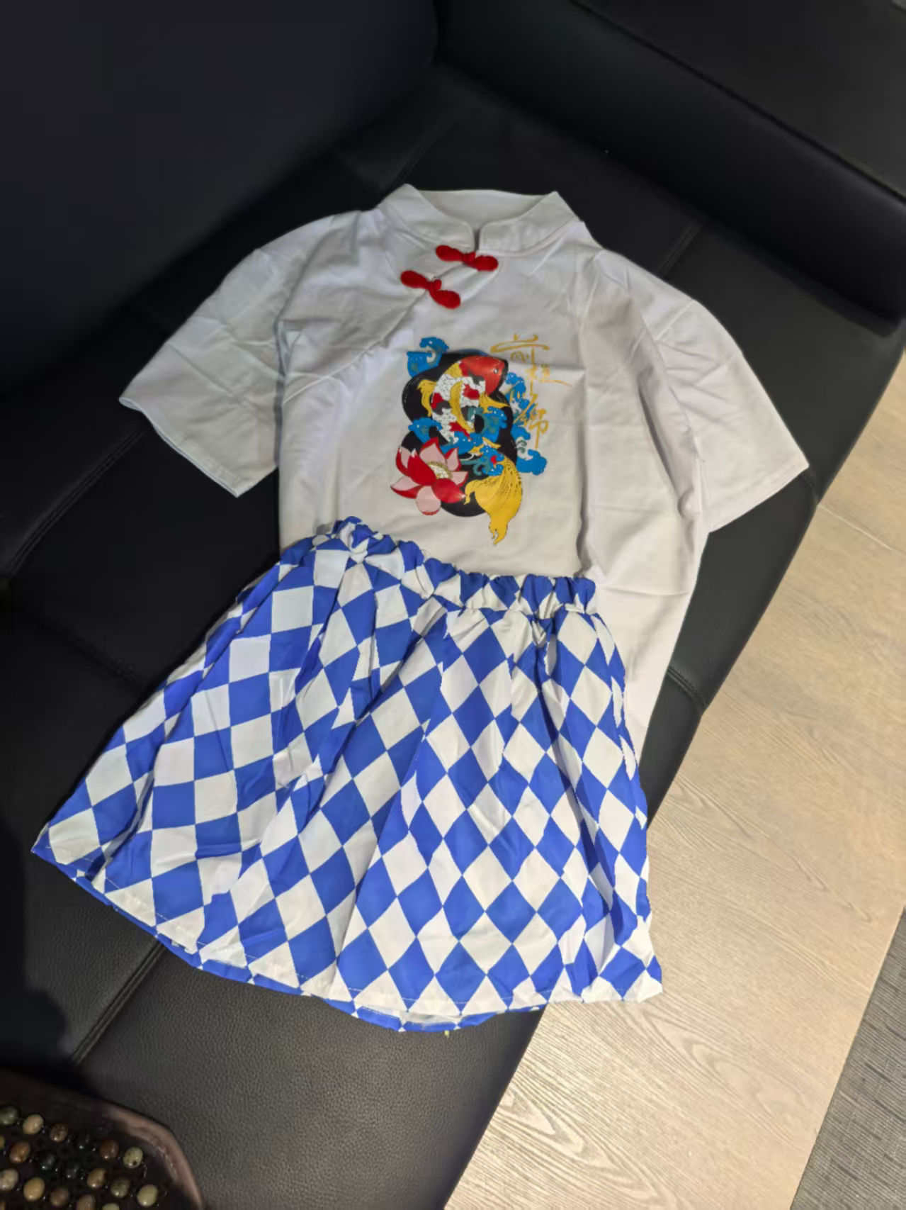 演出服中大童短袖套装
