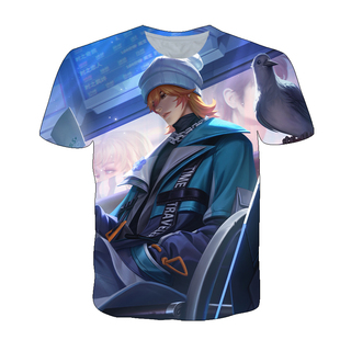 王者荣耀刘备时之思念星传说衣服短袖T恤夏季男女款学生青少年cos