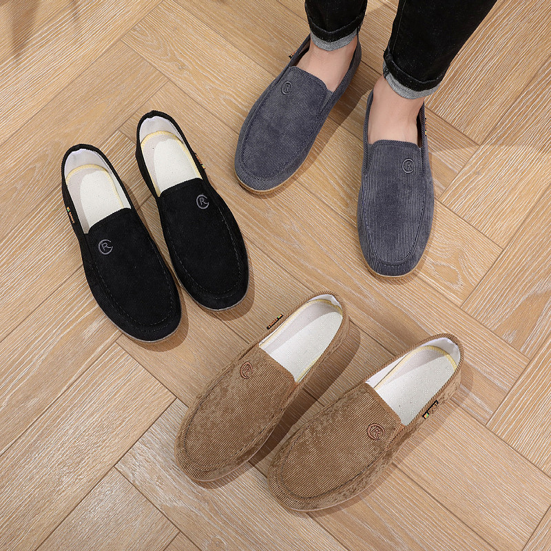 春秋休闲布鞋男鞋防滑牛筋底老北京时尚单鞋轻便一脚蹬司机爸爸鞋,流行男鞋,休闲板鞋,淘宝优惠券,粉丝福利购,淘宝优惠卷