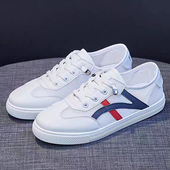 学生休闲板鞋 小白鞋 软底防滑透气镂空单鞋 平跟运动鞋 春夏新款 网鞋