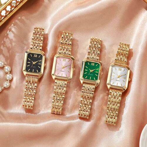 Fashion Rectangle Women Quartz Watch Luxury Analog