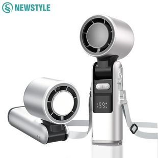 Cooler with Ice Rechargeable 4000mAh Portable Handheld Fan