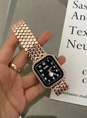 Stainless Steel Watch Band Strap for Apple Watch 9 8 Ultra