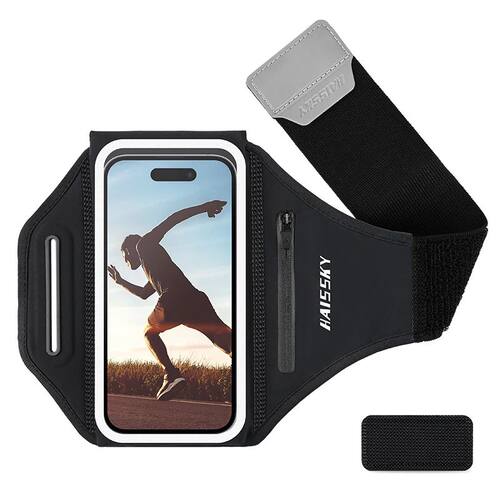 HAISSKY Colored Thread Running Sport Armband For iPhone 17