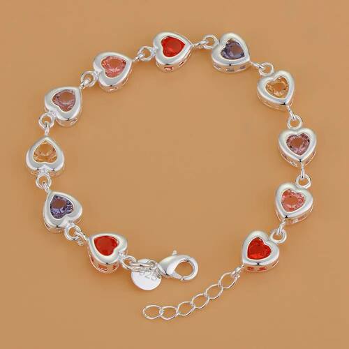 925 Steling Silve Bacelet Heat High Quality Romance Chain