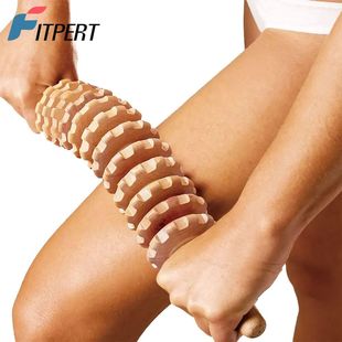 for Roller Stomach Cellulite Therapy Curved Wooden Wood