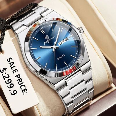 PAAZOMU Luxury Sport Quartz Man Wristwatch Waterproof