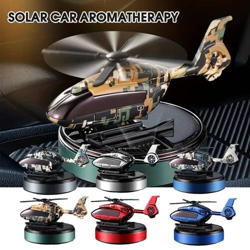 Car Solar Airplane Air Freshener Solar Helicopter Interior