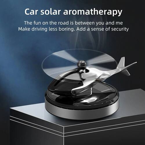 Helicopter Solar Car Air Freshener Helicopter Shape