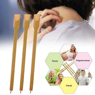 Old Scratcher People Scratching Body Bamboo Massager Back
