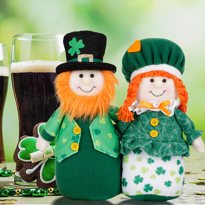 Iish Leafy Day Doll Figue St. Patick's Day Paty Supplies