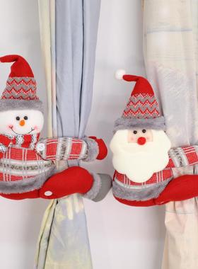 Chistmas Decoations Cutain Decoative Buckle Catoon Doll