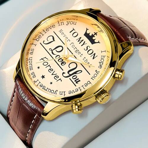 Business Love English Crown Dial Tread Wire Strap Quartz