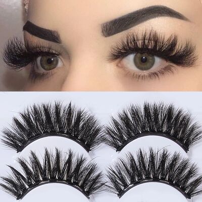 Yelix Magnetic Eyelashes And Eyeliner Set 3D Mink Short