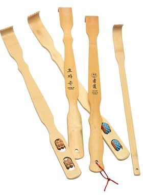 Durable Bamboo Massager Back Scratcher Wooden Body Roller