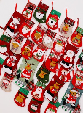 Chistmas Decoation Chistmas Socks Chistmas Gift Bag Numbe