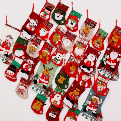 Chistmas Decoation Chistmas Socks Chistmas Gift Bag Numbe