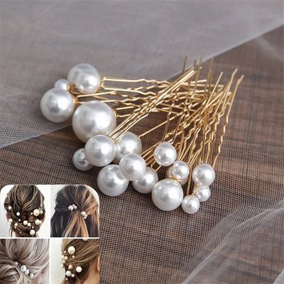 18Pcs Wedding Pearl Hair p For Women Bride Bridal Hair