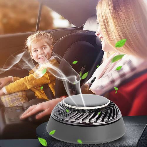 Car Solar Rotating Aroma Diffuser Auto Ornament Home