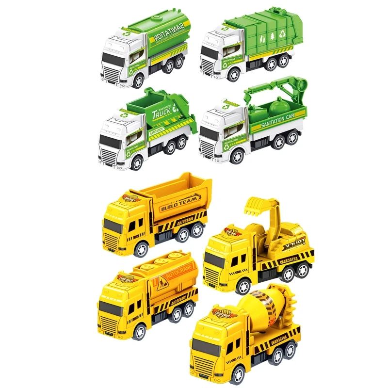 Construction Toy Truck Friction Powered  for cars Baby Gift 玩具/童车/益智/积木/模型 惯性/回力/滑行玩具 原图主图