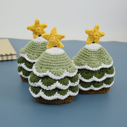 Sweet Christmas e Hand-woven Key Bag New Wool Crochet Car