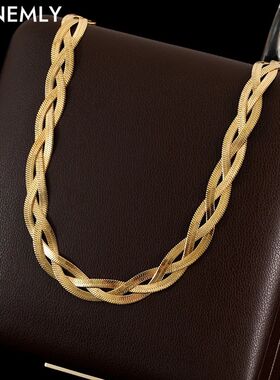 GANEMLY 316L Stainless Steel Crossover Chain Collar