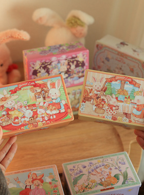 Bunny Lulu Rabbit Illustation Rectangula Right Angle