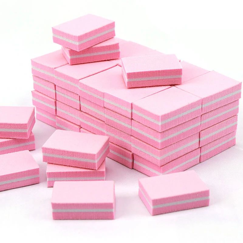 50Pc Pofessional  Nails At buffe File 100/180 Sandpape