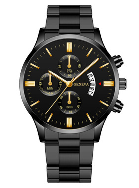 Calenda Steel Band Quatz Watch Men's Business Men's Watch