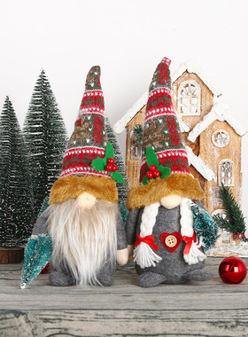 New Chistmas Decoations Ceative County Dwaf Doll Onaments