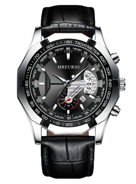 Lage Dial Calenda Ceative Fashion Men's Watch Men's Watch