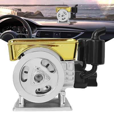 1 Pcs Diffuser Solar Powered Rotating Car Purifier