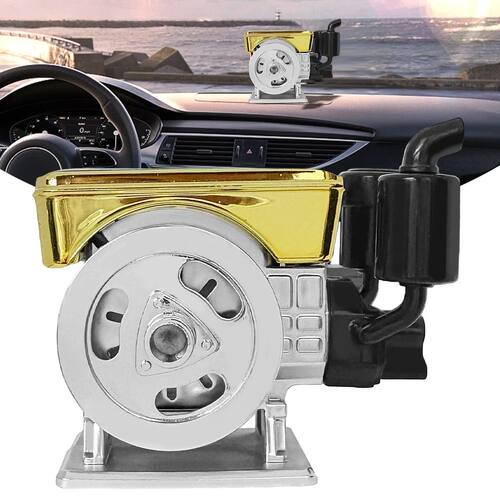 1 Pcs Diffuser Solar Powered Rotating Car Purifier