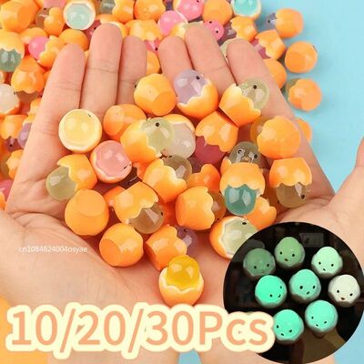 Luminous Easter Eggshell Chick Micro Landscape Decorations