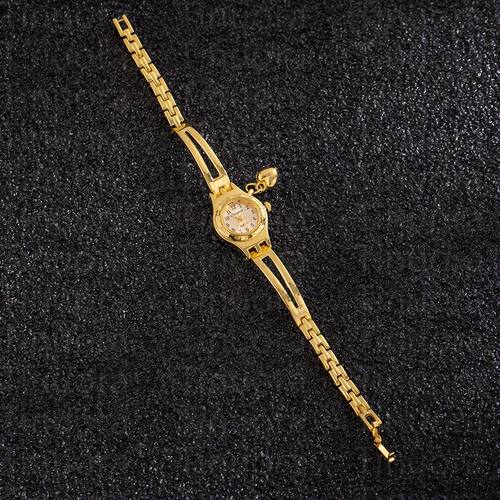 Simple Elegant Small Dial Watches Women  Gold Ladies