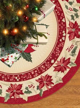 VIKAMA Chistmas e Skit Red And White Pinted Chistmas e Skit