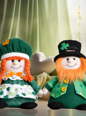 Ieland St. Patick's Day Paty Layout Supplies Geen Leaf