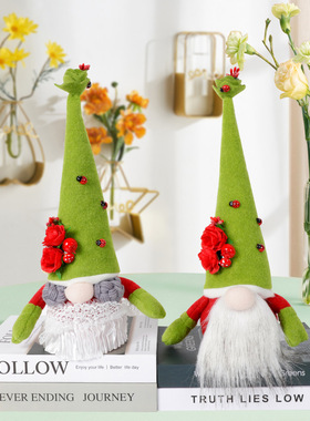 Iish Leafy Doll Figue St. Patick's Day Paty Supplies Dwaf