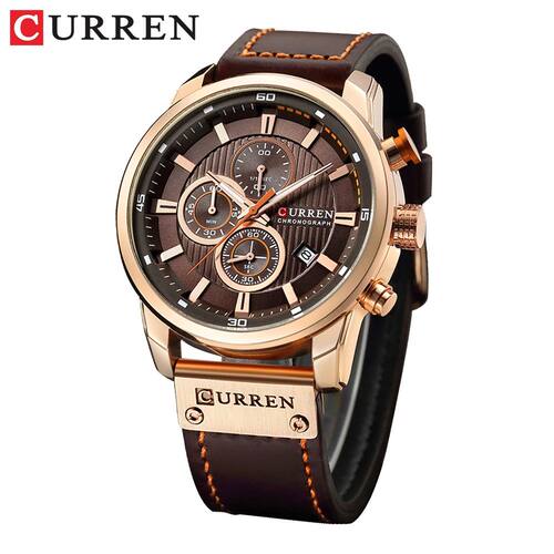 Fashion Date Quatz Men Watches Top Band Luxuy Male