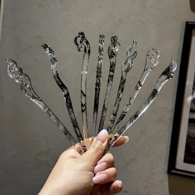 New Chinese Style Wash Painting Hair Sticks Vintage