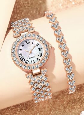 Fashion Diamond Women's Watch Women's Watch Roman Quatz