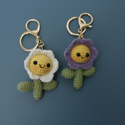 New Hand-woven Flower Pendant Baoma Wool Crocheted Pendant