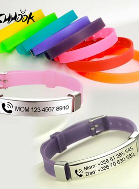 Old People Baby Safe Personalized Airtag ID Bracelet SOS