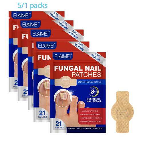 Gray Toe Nail Sticker Fungal Nail Repair Patch Ingrown