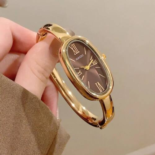 Famous Band Women Watch Ladies Gold Watch Roman Scale Oval